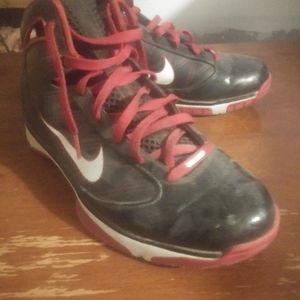 Red Nike shoes